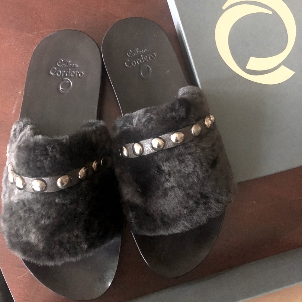 Cordero handmade slippers. Plush and comfy.